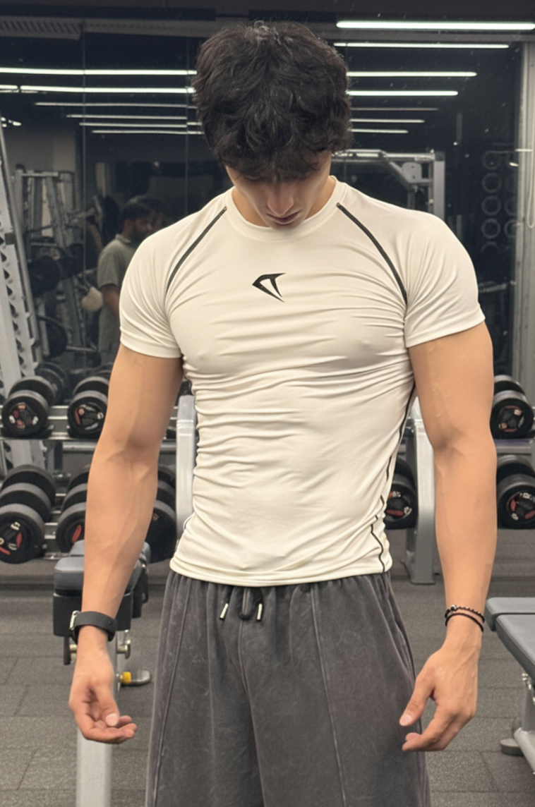 White Compression Gym